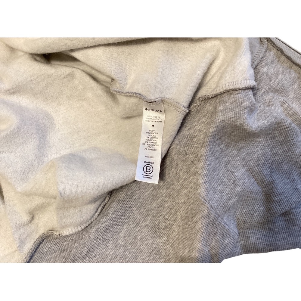 Athleta Women’s Full Zip Jacket With Hoodie & Pant 2Pc Leopard Tracksuit Size M - Picture 10 of 16